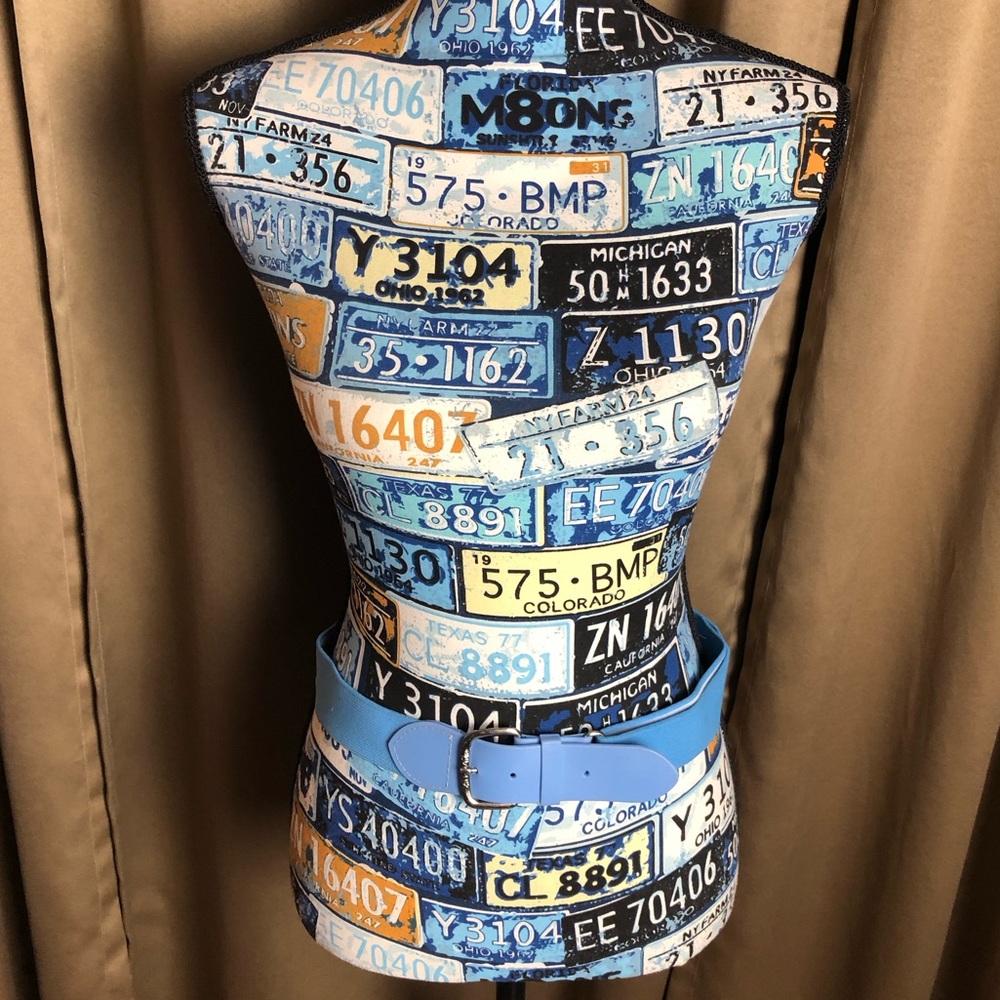Allstar Blue Adjustable Stretch Belt